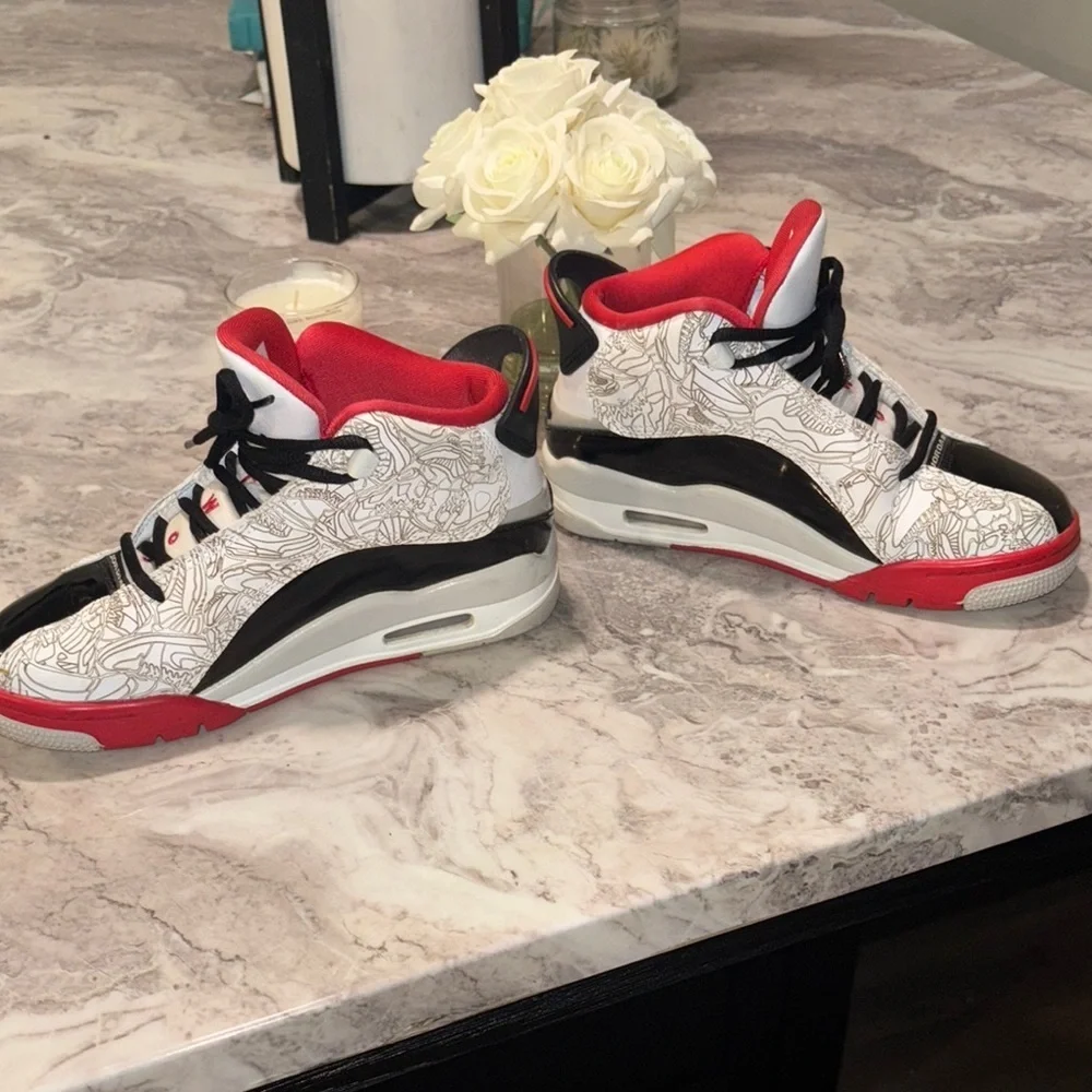 Jordan Kids Sneakers - Red, Black, White